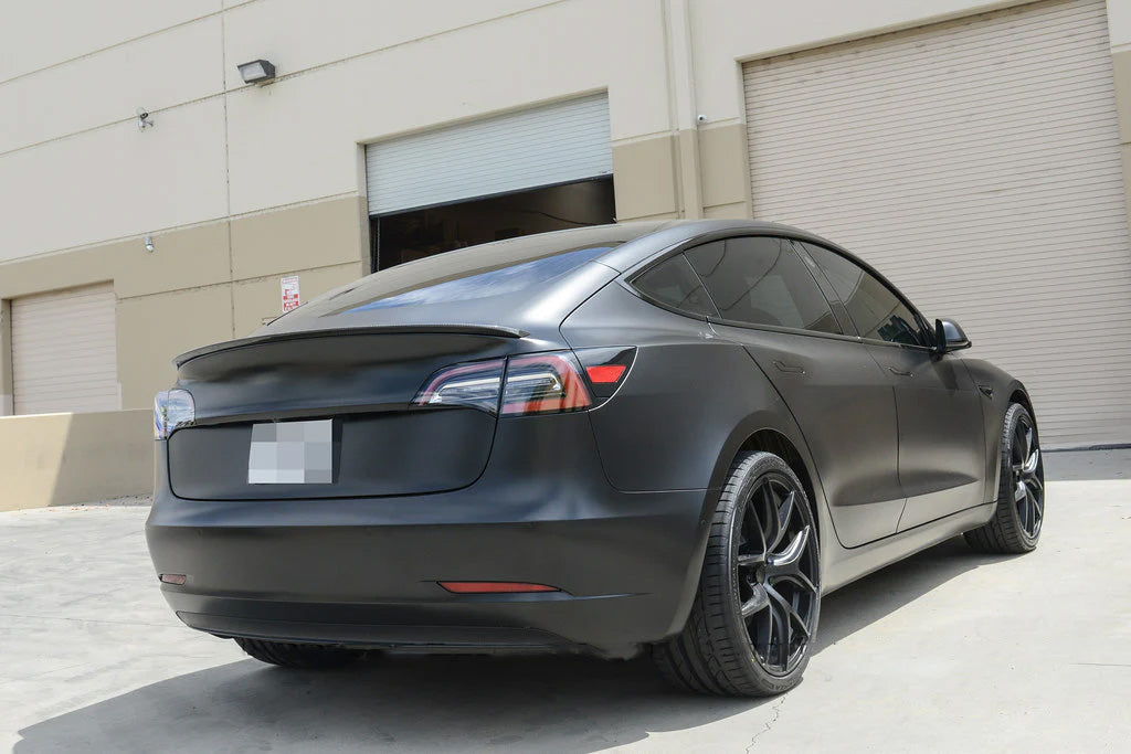 Tesla Model 3 OEM Style Carbon Fiber Trunk Spoiler – 1ne Performance