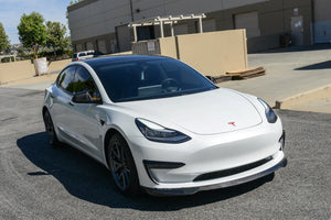 Tesla Model 3 1P1 Carbon Fiber Front Lip Spoiler