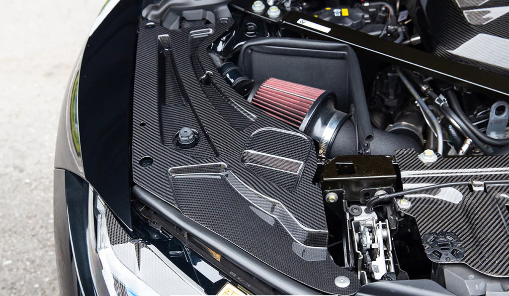 BMW G8X M3 and M4 Engine Bay Carbon Fiber Trim Set
