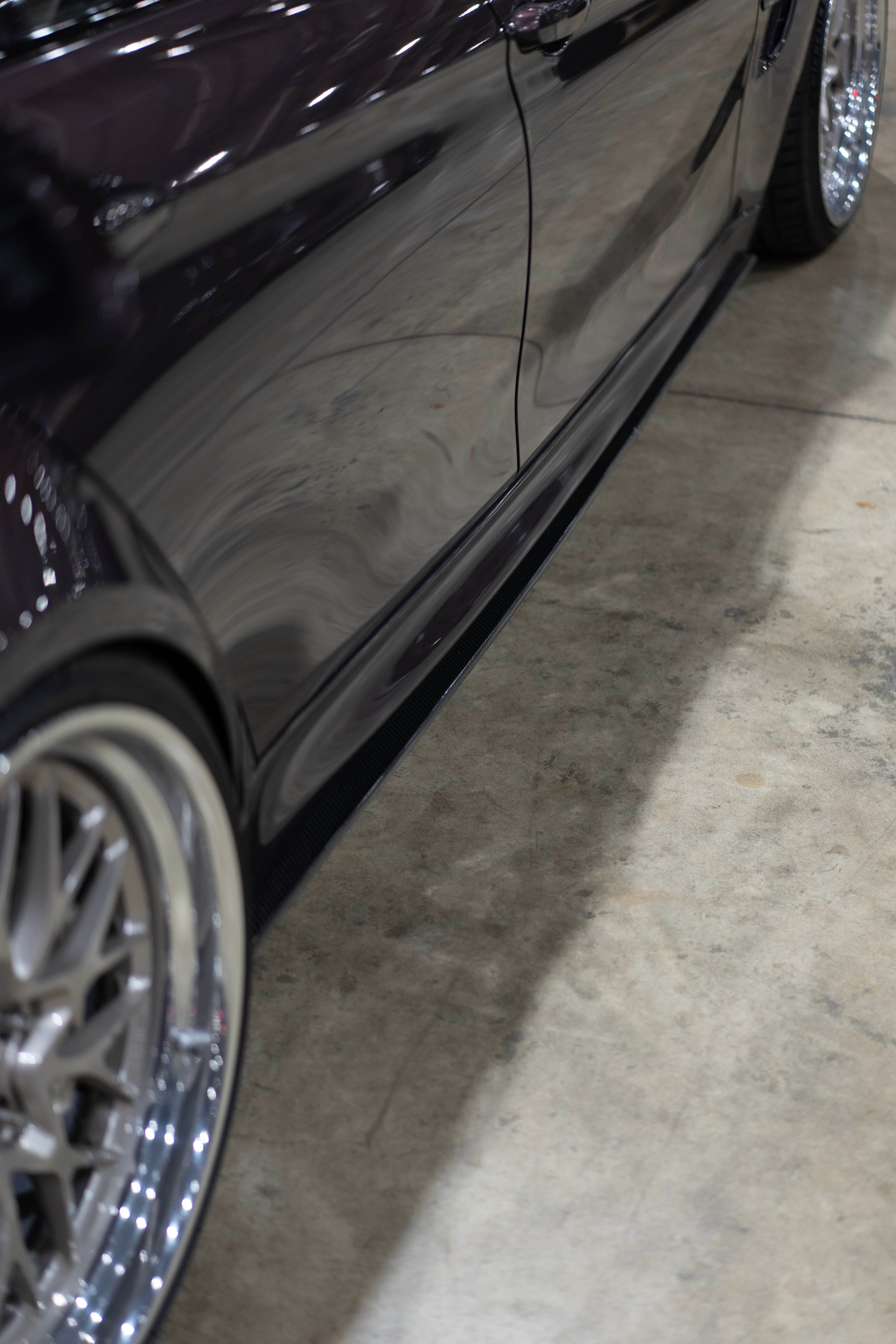 BMW F80 M3 Performance Carbon Fiber Side Skirt Extensions