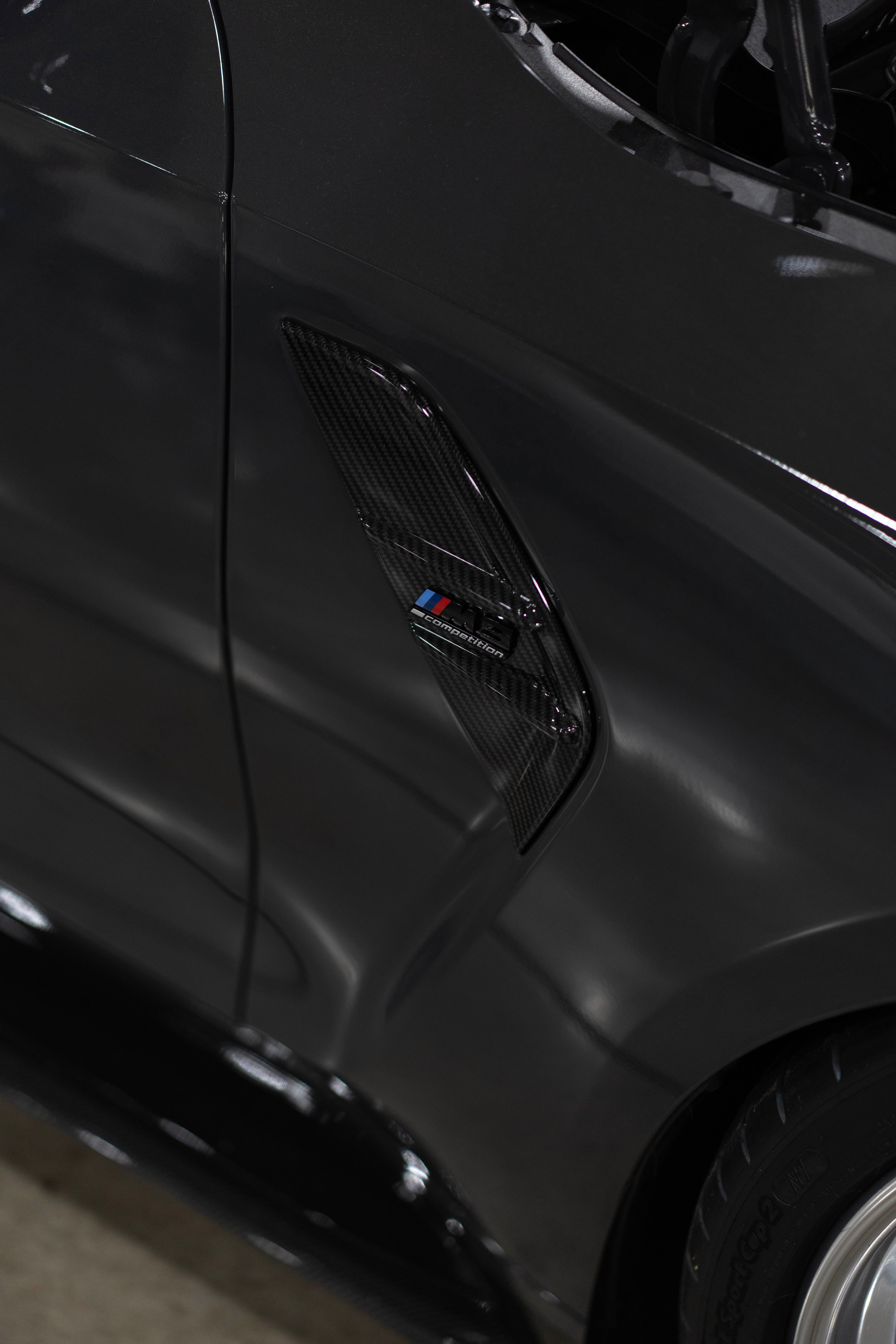 BMW G8X M3 and M4 Carbon Fiber Fender Trims