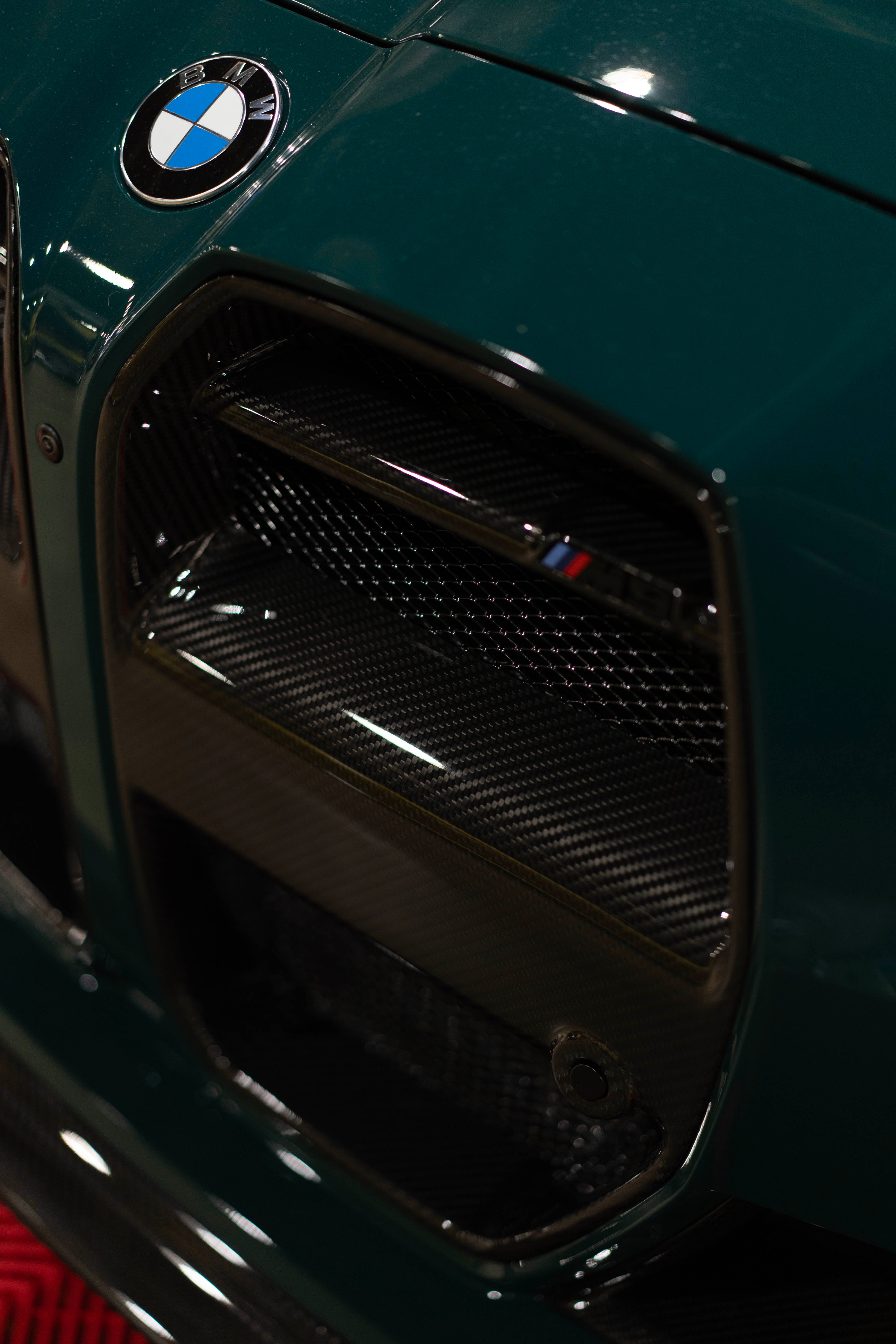 BMW G8X M3 and M4 Carbon Fiber 1PV Front Grilles