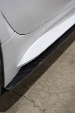 BMW G8X M3 and M4 1PC Carbon Fiber Side Skirt Extensions