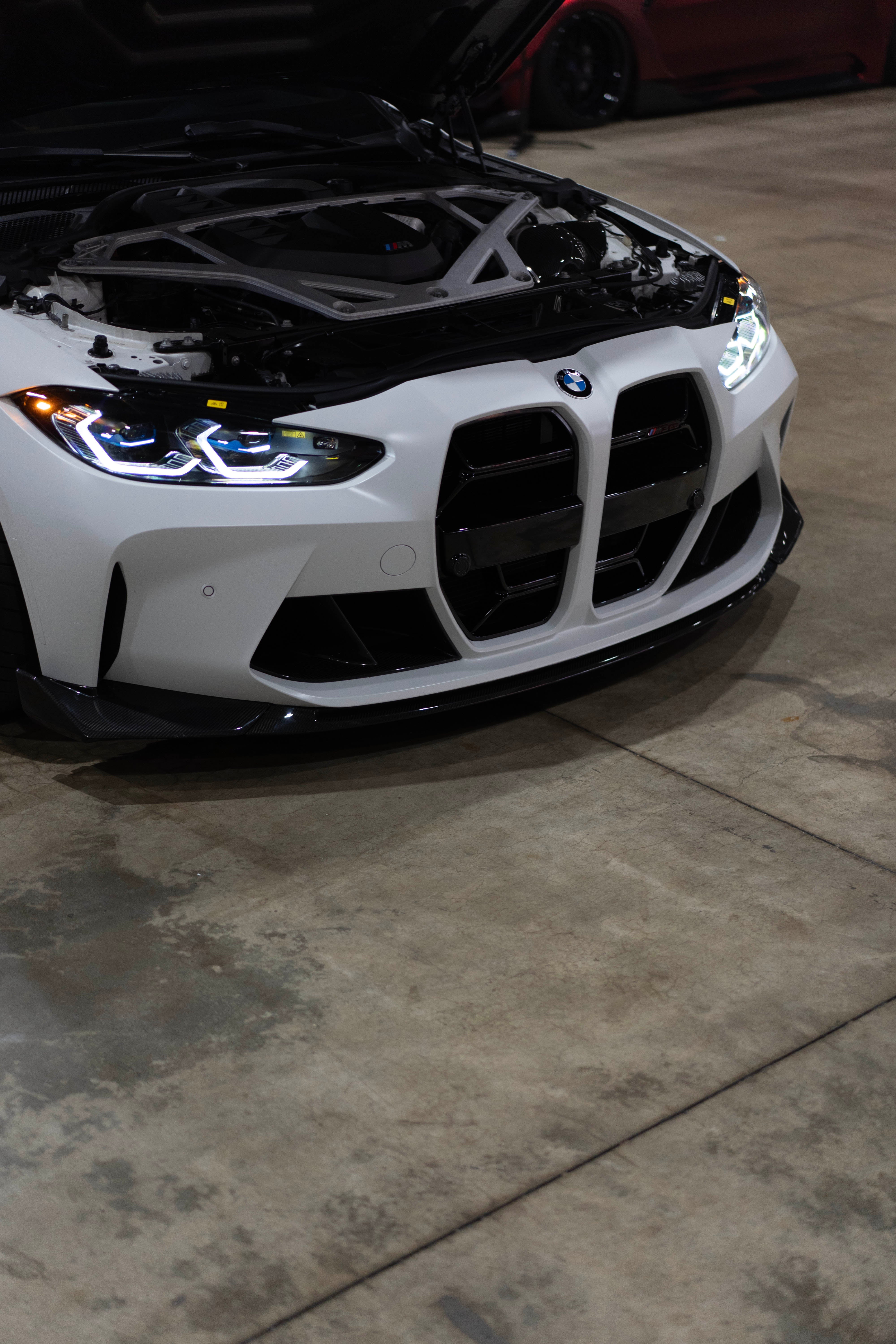BMW G8X M3 and M4 CSL Style Carbon Fiber Front Lip Spoiler