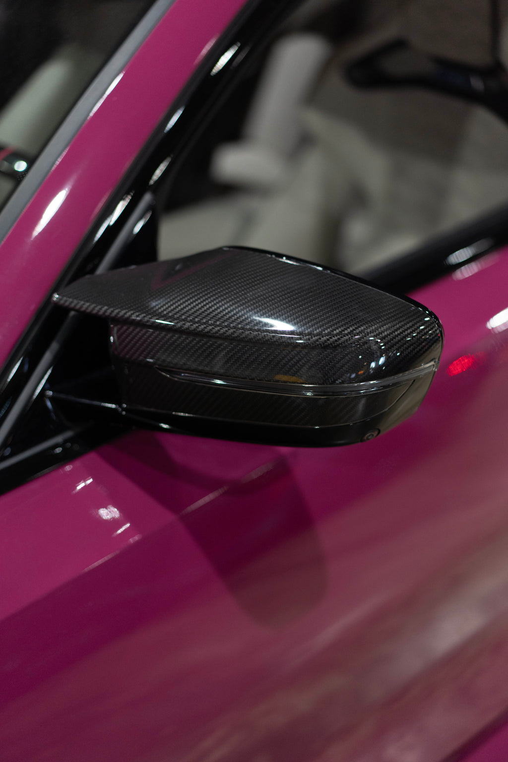BMW G8X M3 and M4 Carbon Fiber Mirror Cap Set