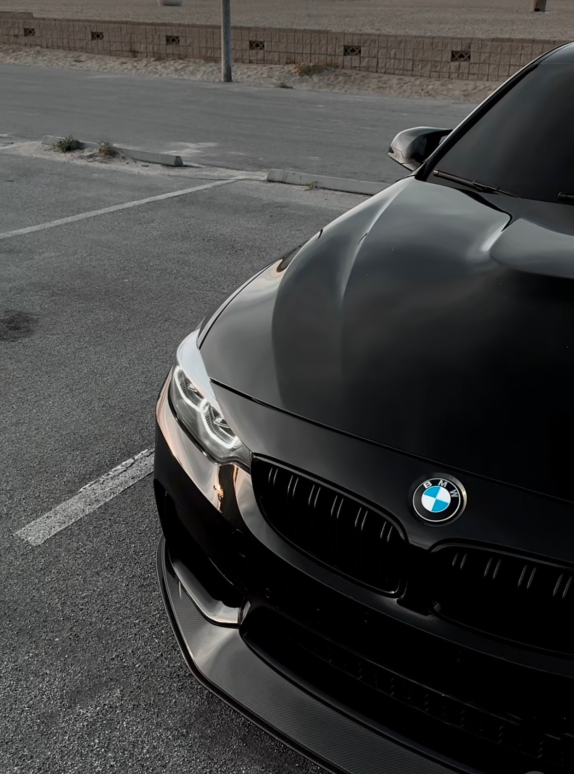 BMW F8X M3 and M4 1PC Carbon Fiber Front Lip Spoiler