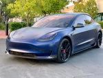 Tesla Model 3 1P1 V2 Carbon Fiber Front Lip Spoiler