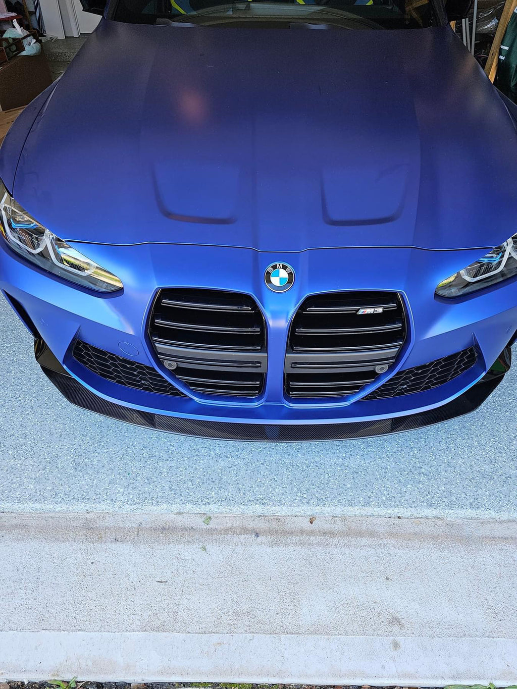 BMW G8X M3 and M4 1PC Carbon Fiber Front Lip Spoiler