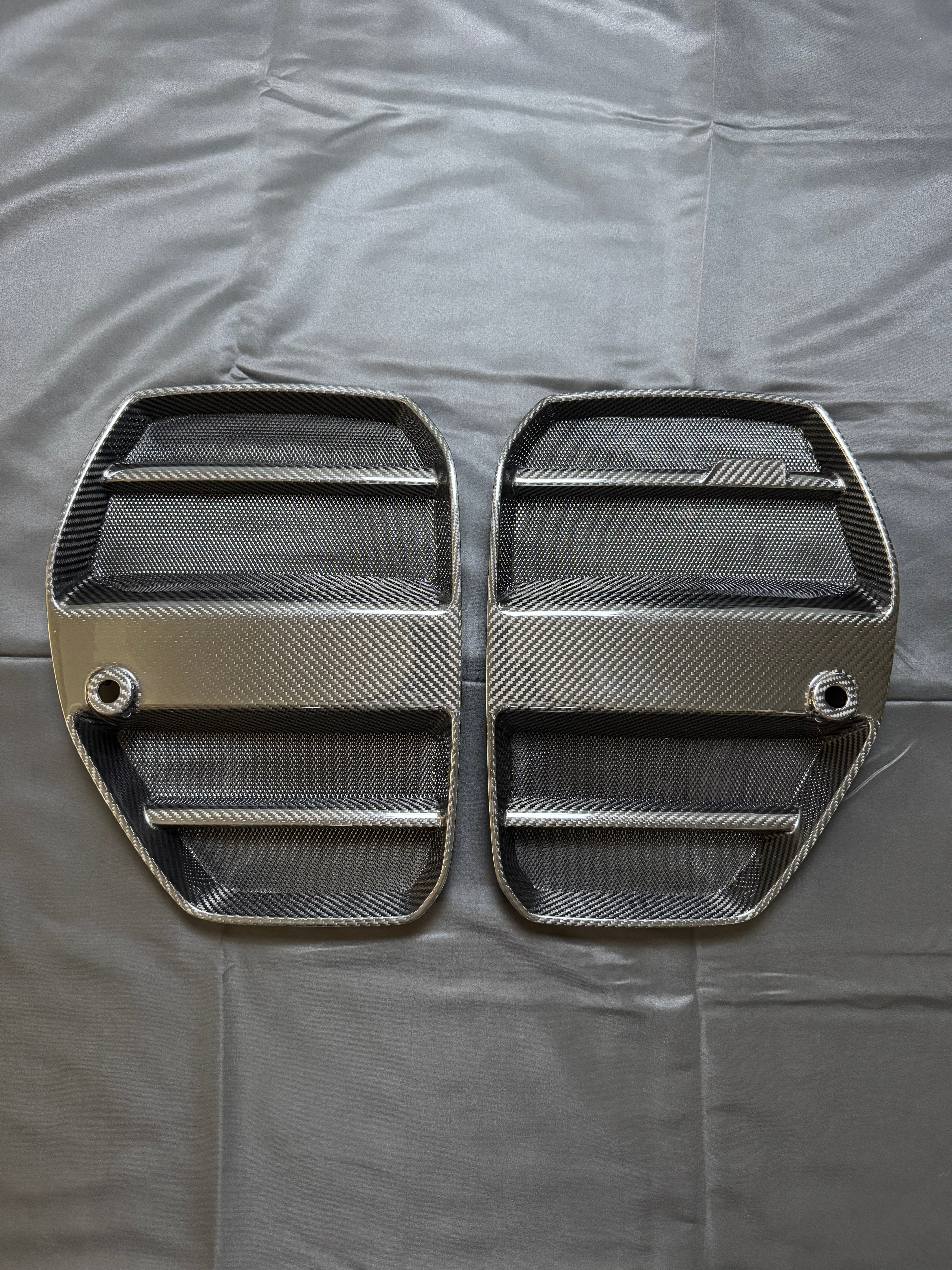 BMW G8X M3 and M4 Carbon Fiber 1PT Front Grilles