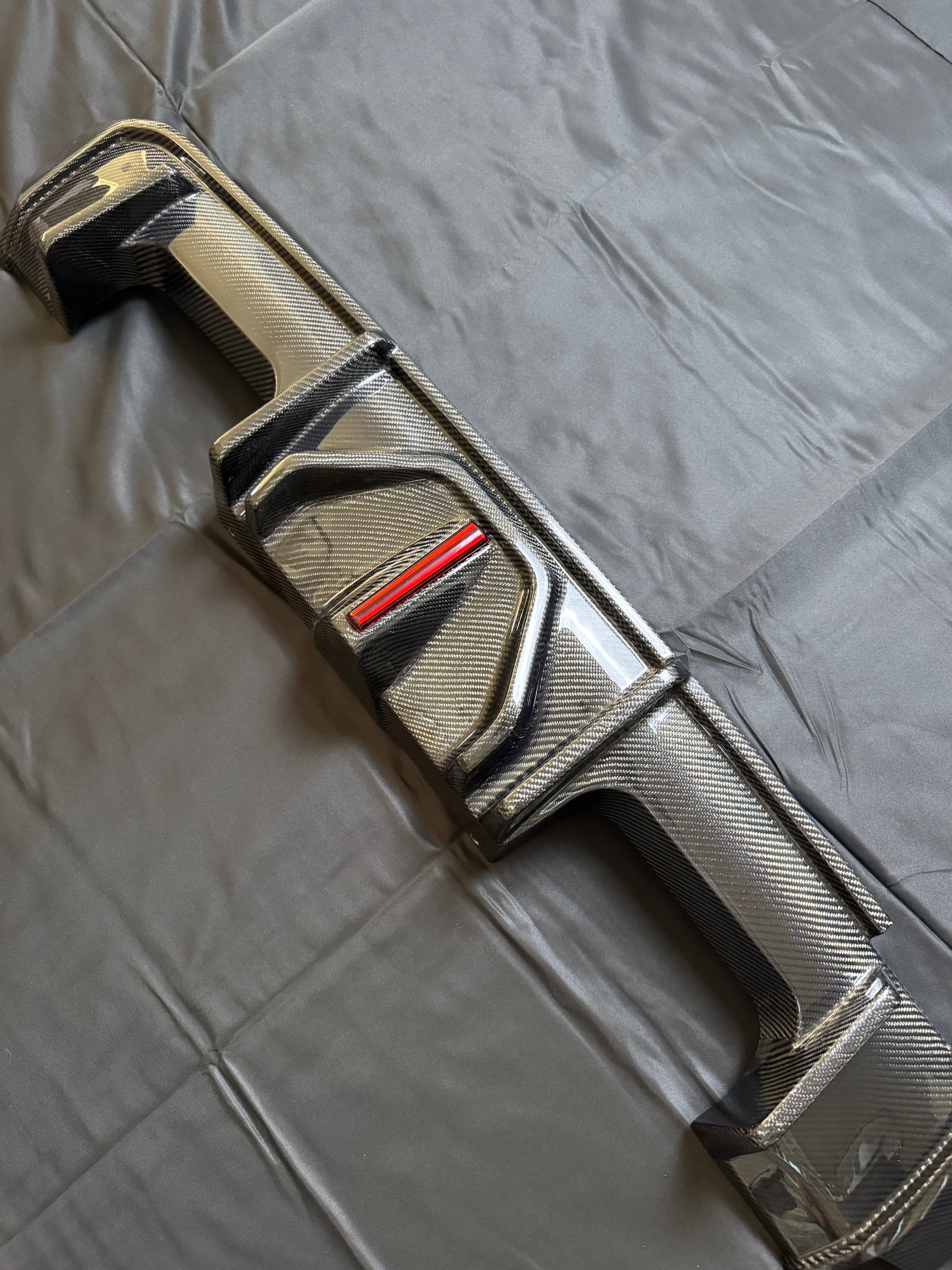 BMW G8X M3 and M4 1PK Carbon Fiber Rear Diffuser w/ LED Brake Light