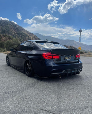 BMW F30 3 Series 1PC Carbon Fiber Rear Diffuser