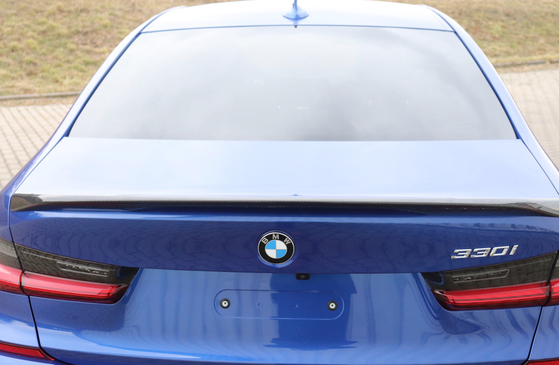 BMW 3 Series G20 M3 Real Carbon Fibre Trunk Boot Lip Spoiler M Perform –