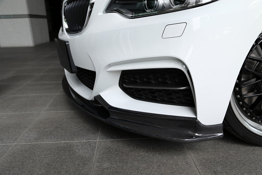 BMW F22 2 Series 1PD Carbon Fiber Front Lip Spoiler
