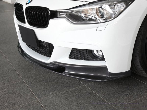 BMW F30 3 Series 1PE Carbon Fiber Front Lip Spoiler