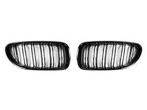 BMW F06/F12/F13 M6 and 6 Series Blacked Out Dual Slat Front Grilles