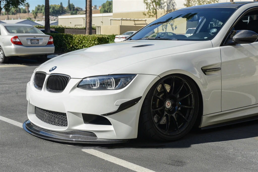 BMW E9X M3 GTS Style V2 Carbon Fiber Front Lip Spoiler
