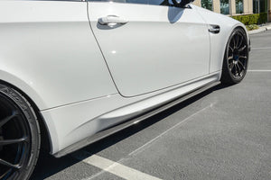 BMW E92 M3 V1 Carbon Fiber Side Skirt Extensions