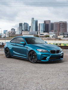 BMW F87 M2 1PS Carbon Fiber Side Skirt Extensions