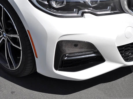 BMW G20 3 Series Carbon Fiber Front Bumper Trim