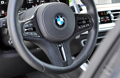 BMW G20 3 Series | G22 4 Series Carbon Fiber w/ Alcantara Steering Wheel Trim