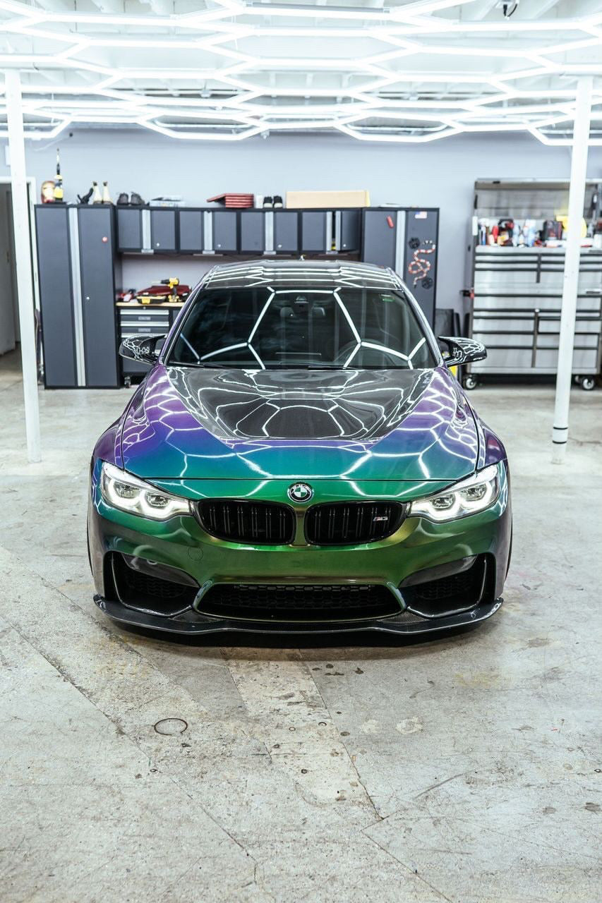 BMW F8X M3 and M4 1PM Carbon Fiber Front Lip Spoiler