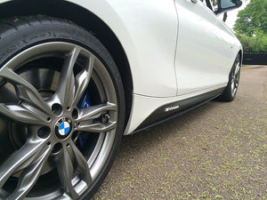 BMW F22 2 Series Performance Carbon Fiber Side Skirt Extensions