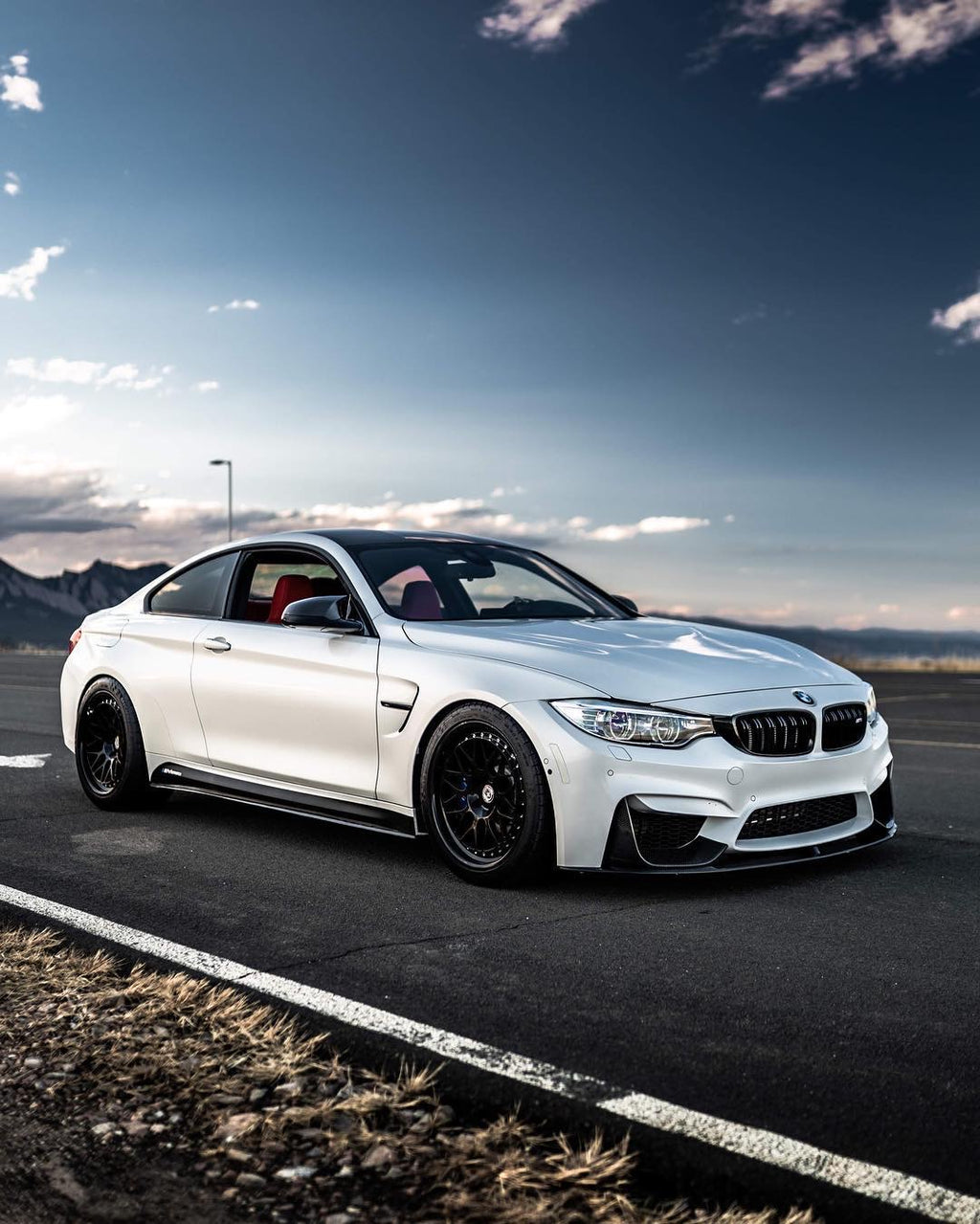 BMW F8X M3 and M4 Performance Carbon Fiber Front Lip Spoiler
