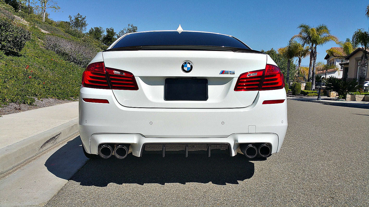 F10 Rear View BMW F10 M5 Performance Carbon Fiber Rear Diffuser – 1ne Performance