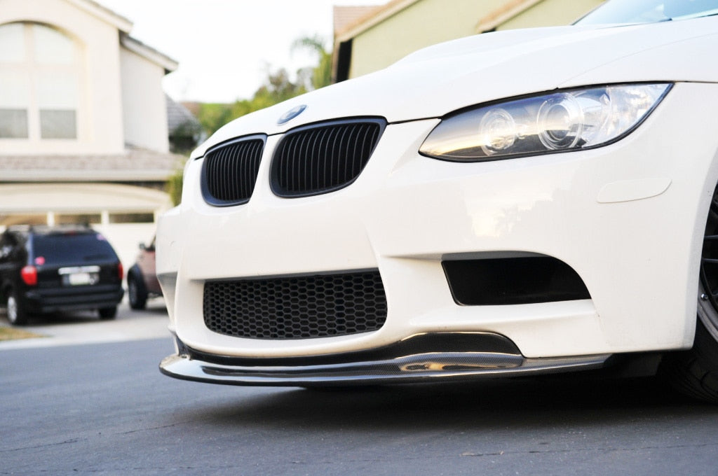 BMW E9X M3 GTS Style Carbon Fiber Front Lip Spoiler
