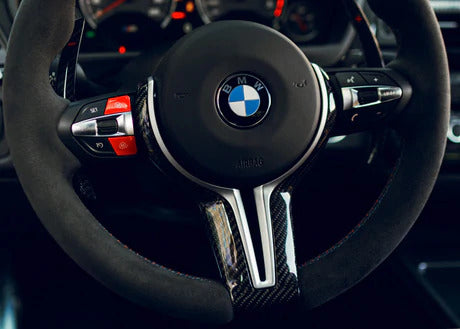 BMW F-Chassis Carbon Fiber Steering Wheel Trim