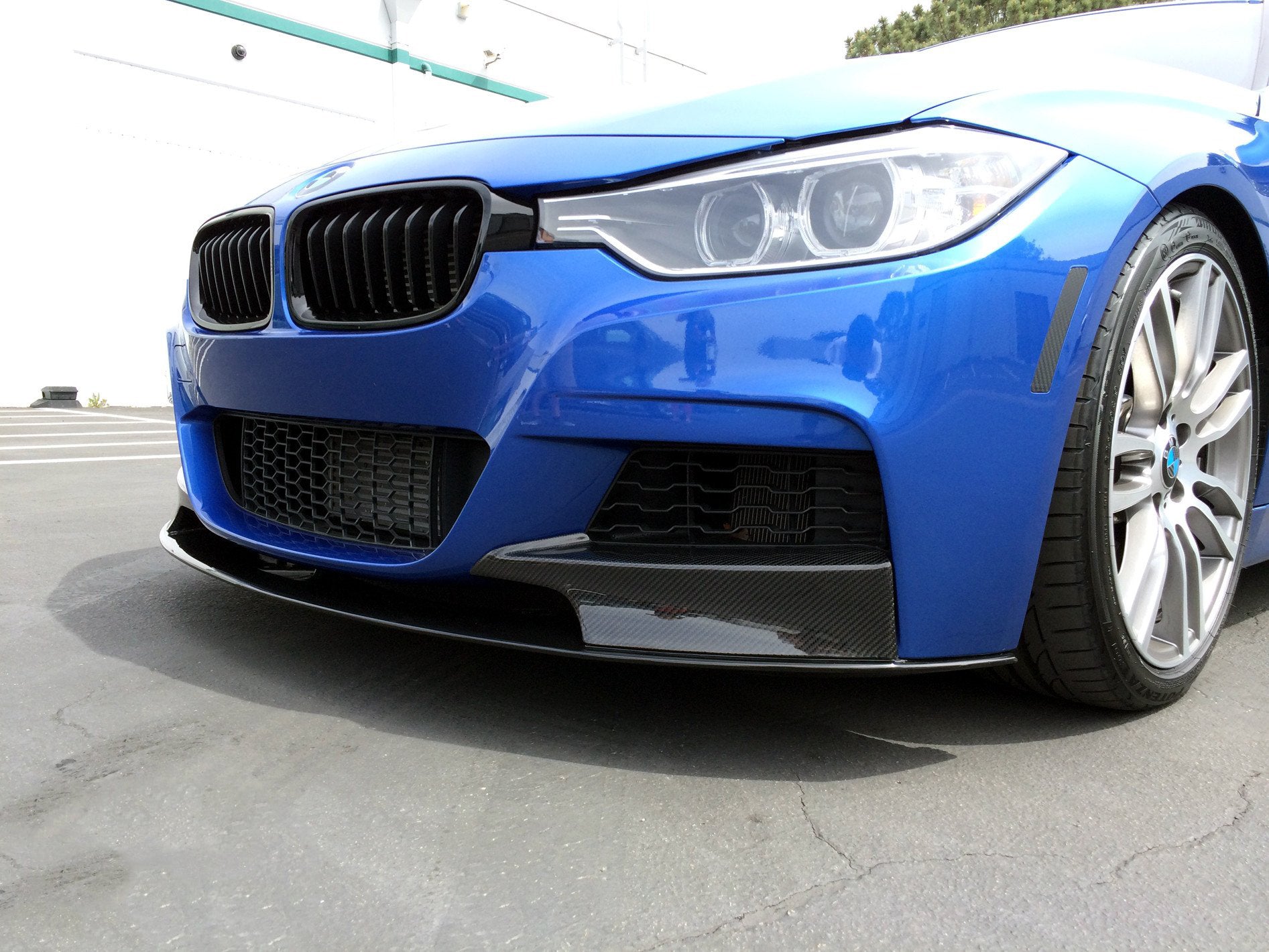 BMW F30 3 Series Performance Carbon Fiber Front Lip Spoiler – 1ne