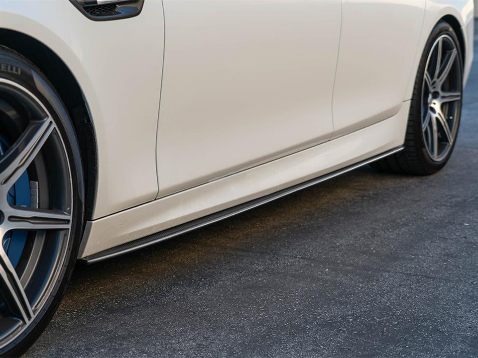 BMW F10 M5 | 5 Series Performance Carbon Fiber Side Skirt Extensions